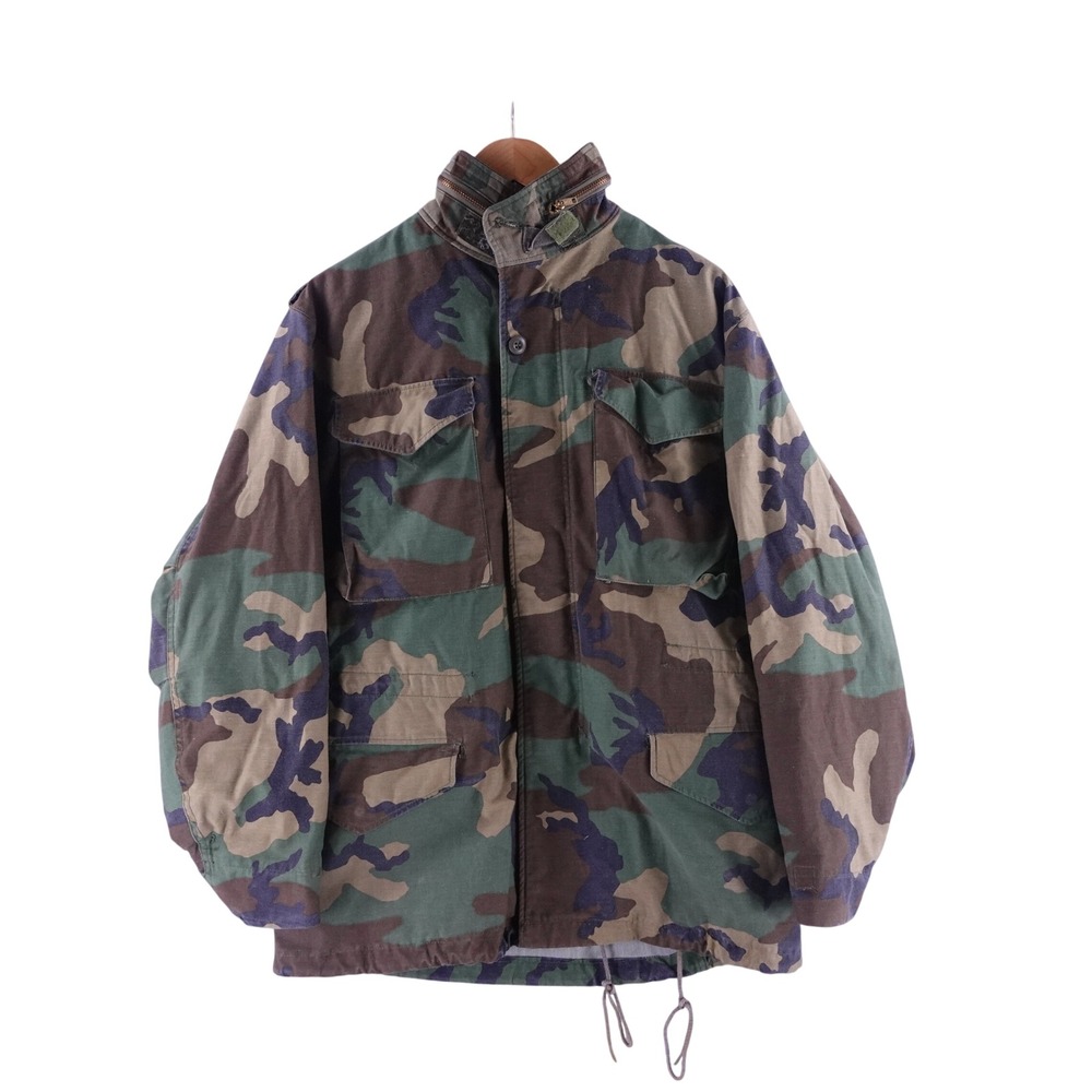 Cavalier Clothes Mens Small Regular US Military M-65 Woodland Camo Field Jacket